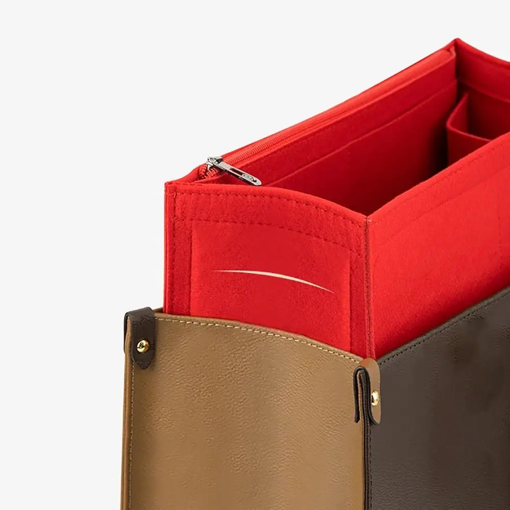 Felt Insert Liner Purse Organiser Pouch Handbag Tote Bag Internal