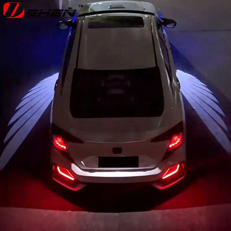 

Ковровая лампа для Volkswagen VW Golf 7, 8, GTi, MK7, Polo, A05, Passat B8, MK4, MK5, B9, добро пожаловать в зеркальное зеркало заднего вида для годов с ангельскими крыльями