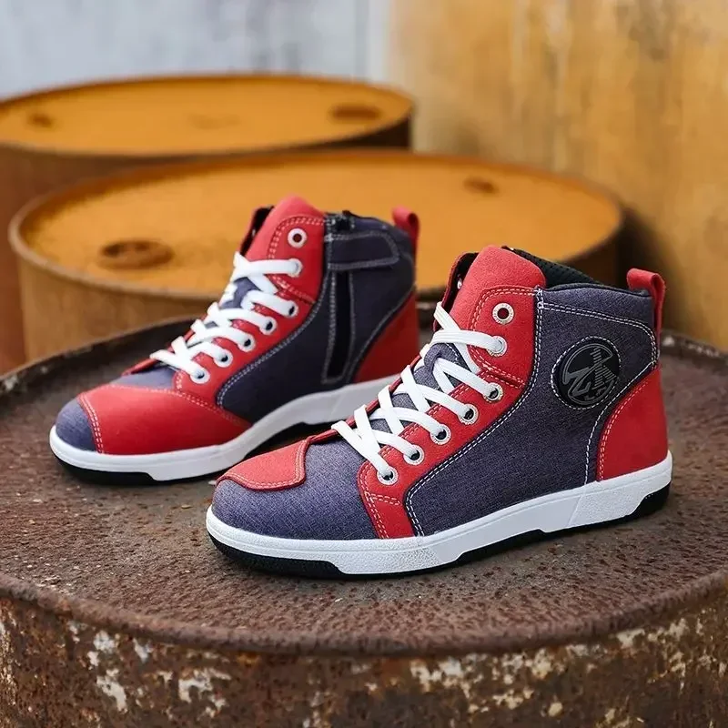 Motorcycle Boots Motos Riders Protective Boots Waterproof Non-slip Motocross Mountain Racing Shoes Casual Shoes