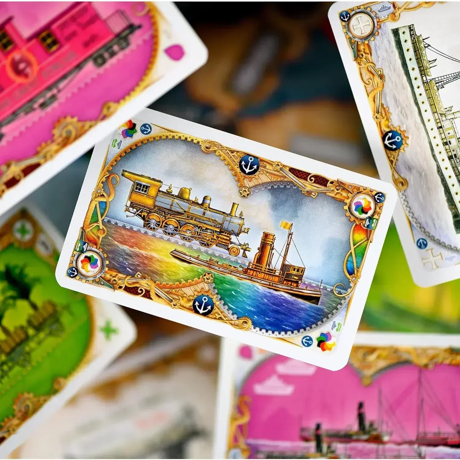 Ticket to Ride Rails & Sails Board Game English Family Multiplayer Friends Party Play Cards Game Plot Collection Toys Gifts 5