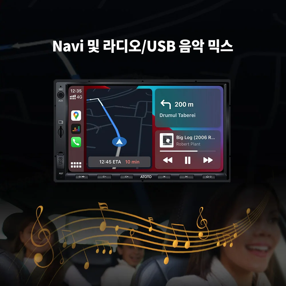 ATOTO  ׷   USB  ġ ũ, ȵ̵ 1 , 2 , 7, 9, 10 ġ ġ ũ