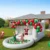 White Bounce House with Pump Kids Ball Pit Bounce House for Kids 3-6 Birthday Indoor or Outdoor Playhouse Customization 1
