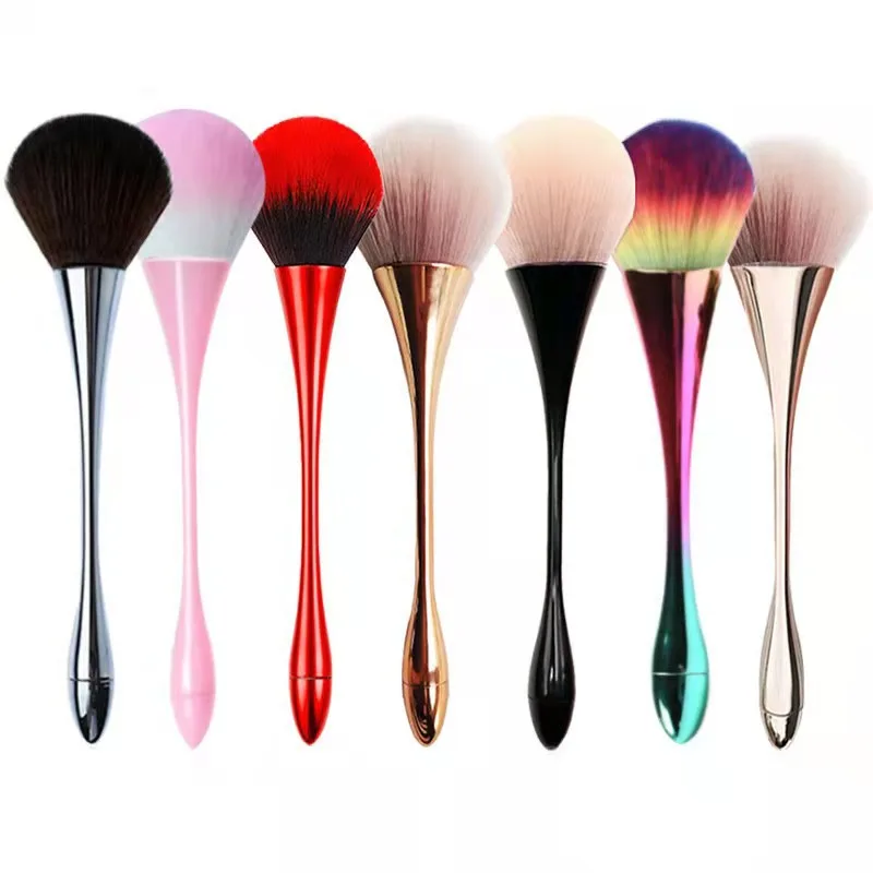 

Rose Gold Powder Blush Brush Professional Make Up Brush Large Cosmetic Face Cont Cosmetic Face Cont brocha colorete Make Up Tool