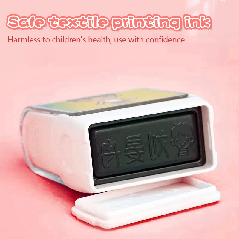 Name Stamp Paints Personal Student Child Baby Engraved Waterproof Non-fading Kindergarten Cartoon Clothing Name Seal