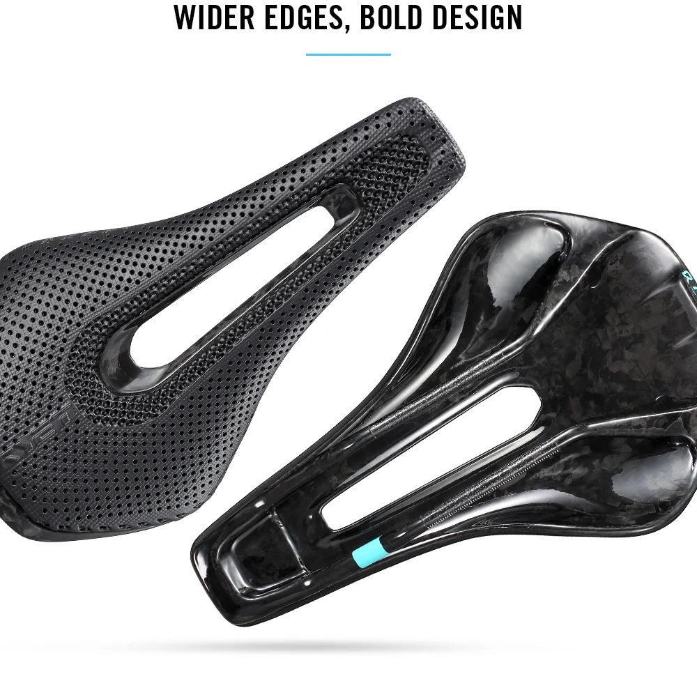 RYET 3D-gedruckter Carbon-Fahrradsattel 245 x 135/145 mm für MTB Gravel Rennrad Ergonomischer Rennsattel Hollow Tech Fahrradsitz – Detail 13