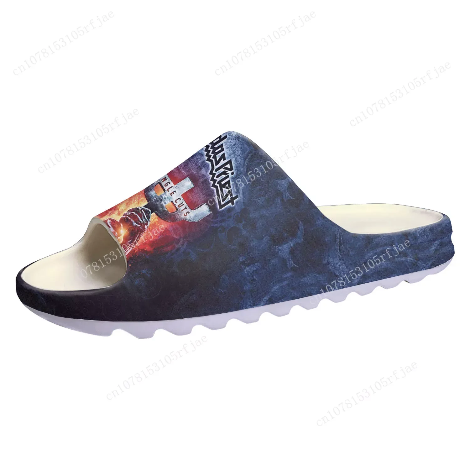 Judas Priest Heavy Metal Rock Band Soft Sole Sllipers Home Clogs Water Shoes Mens Womens Teenager Customize on Shit Sandals