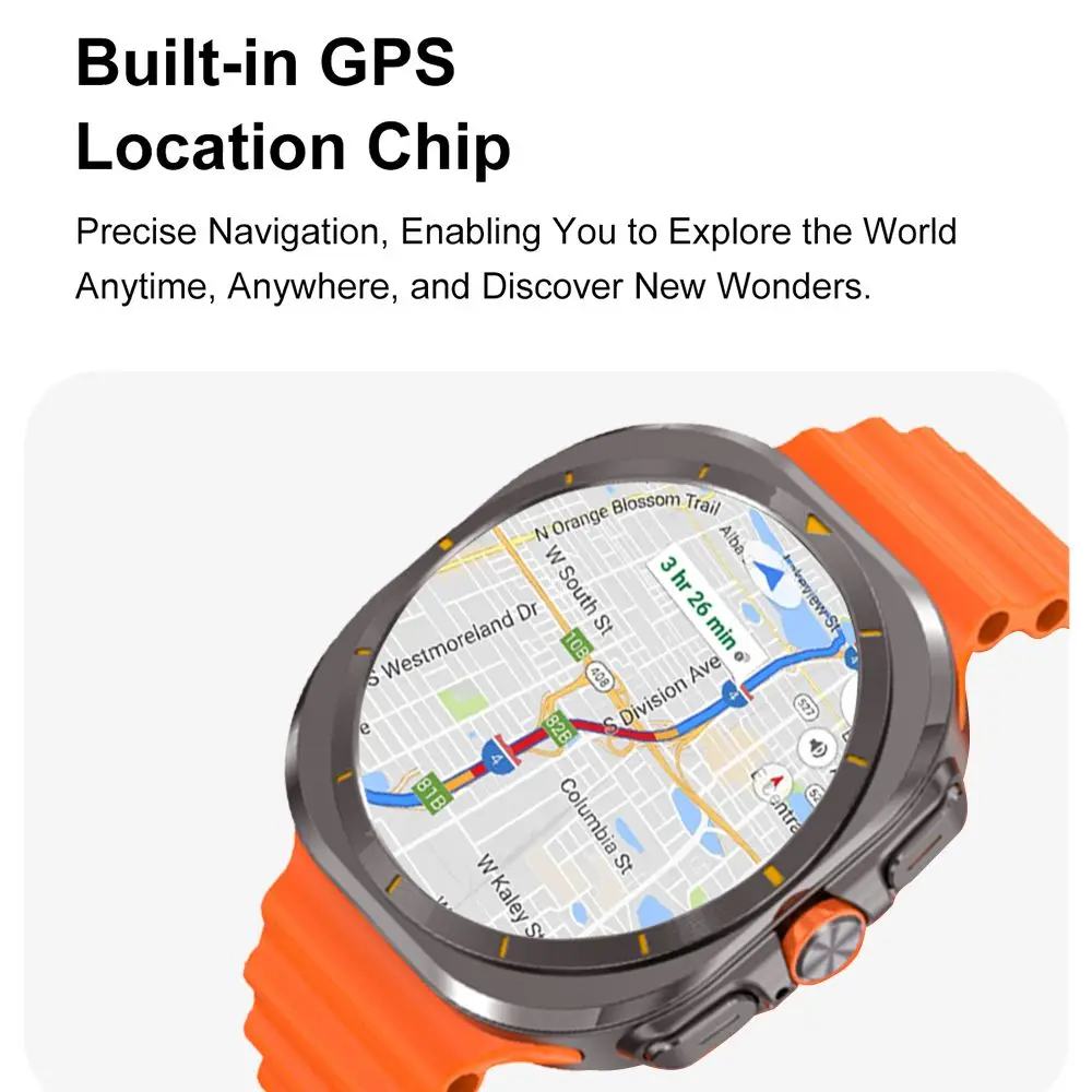 NEW Watch Mini Men GPS Navigation Smartwatch inch 4GB - Technical View