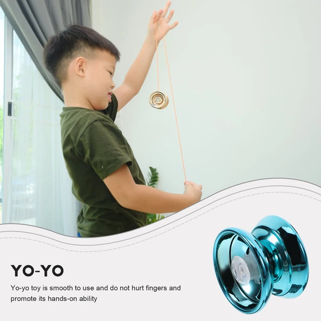 Alloy YoYo Ball Beginner Friendly String Toy Professional Unresponsive Yoyo Ball For Kids Motor Skills Training 5
