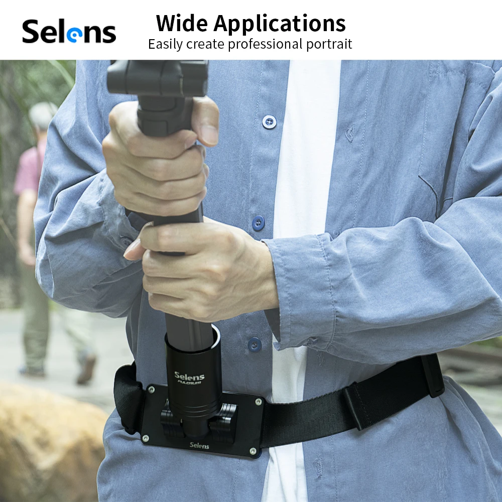 Description Picture 4 of itemSelens Camera Accessories waistband Strap Follow Focus Aluminum Ring waist Belt Strap Mount Adjustable Action Camcorder Camera