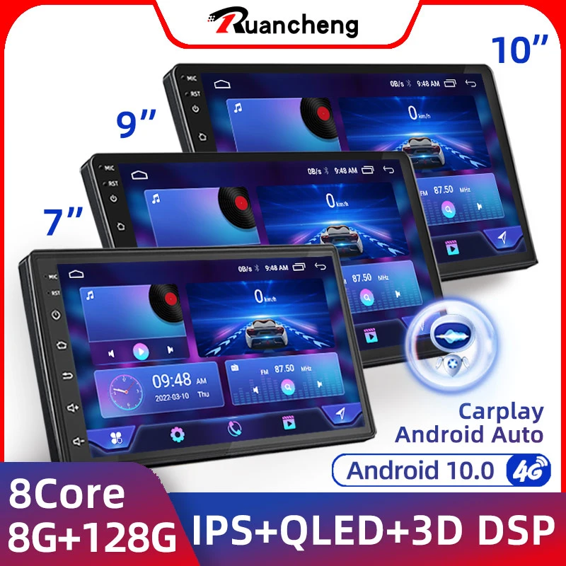 Ruancheng 2din Carro Android Rádio Multimídia Player 7/9/10 "polegada ...