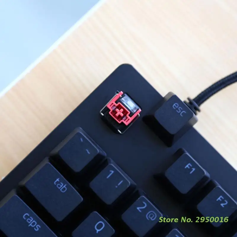 Slient Forro Vermelho Interruptor Quente-swappable Faça Você Mesmo Clicky Interruptores Ópticos Lineares para Razer Huntsman Elite Teclado Mecânico Peças v2 - Imagem 5