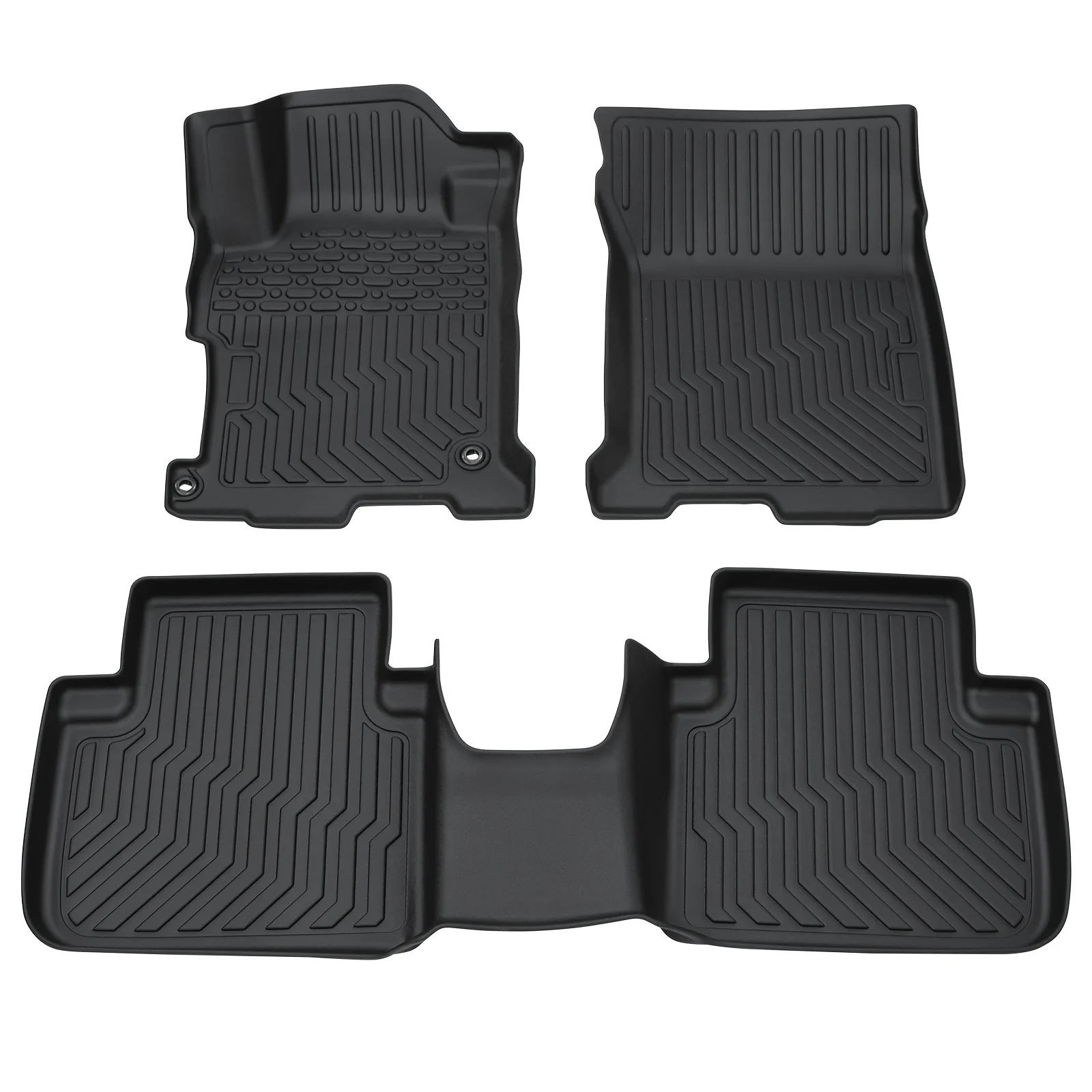 Car Floor Mats for 2013-2017  Accord All-Weather TPE Rubber Floor Mats