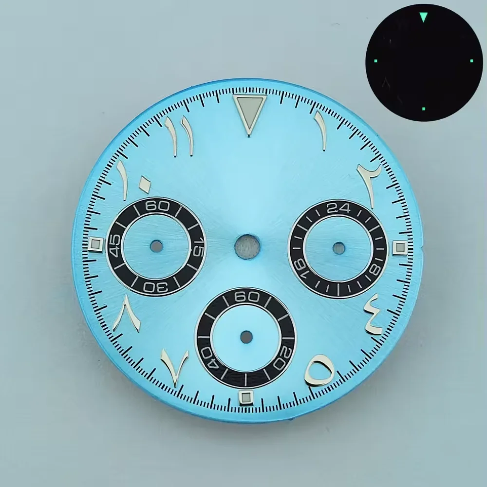 35mm Customizable Watch Dial with Laser Printed Logo - Premium DIY Watch Accessory