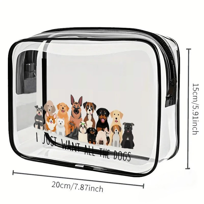 Clear Travel Toiletry & Cosmetic Organizer Bag