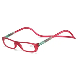Premium Rotatable Transparent Acetate Reading Glasses with Strong Magnetic Feature - +150 (F)