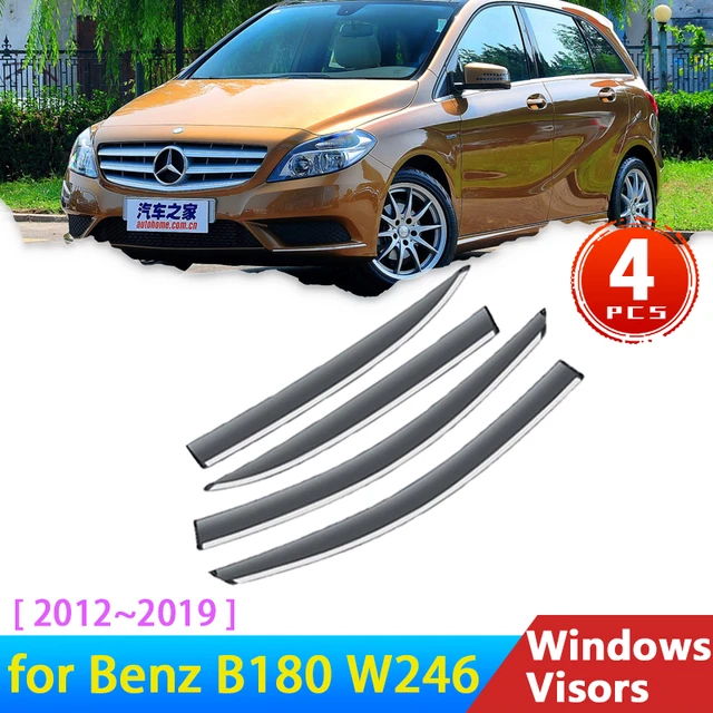 Déflecteurs pour Mercedes Benz B180 2 II W246, accessoires pour vitres  latérales de voiture, protection contre la pluie et le vent, 4 pièces, 2012  ~ 2019 2015 - AliExpress