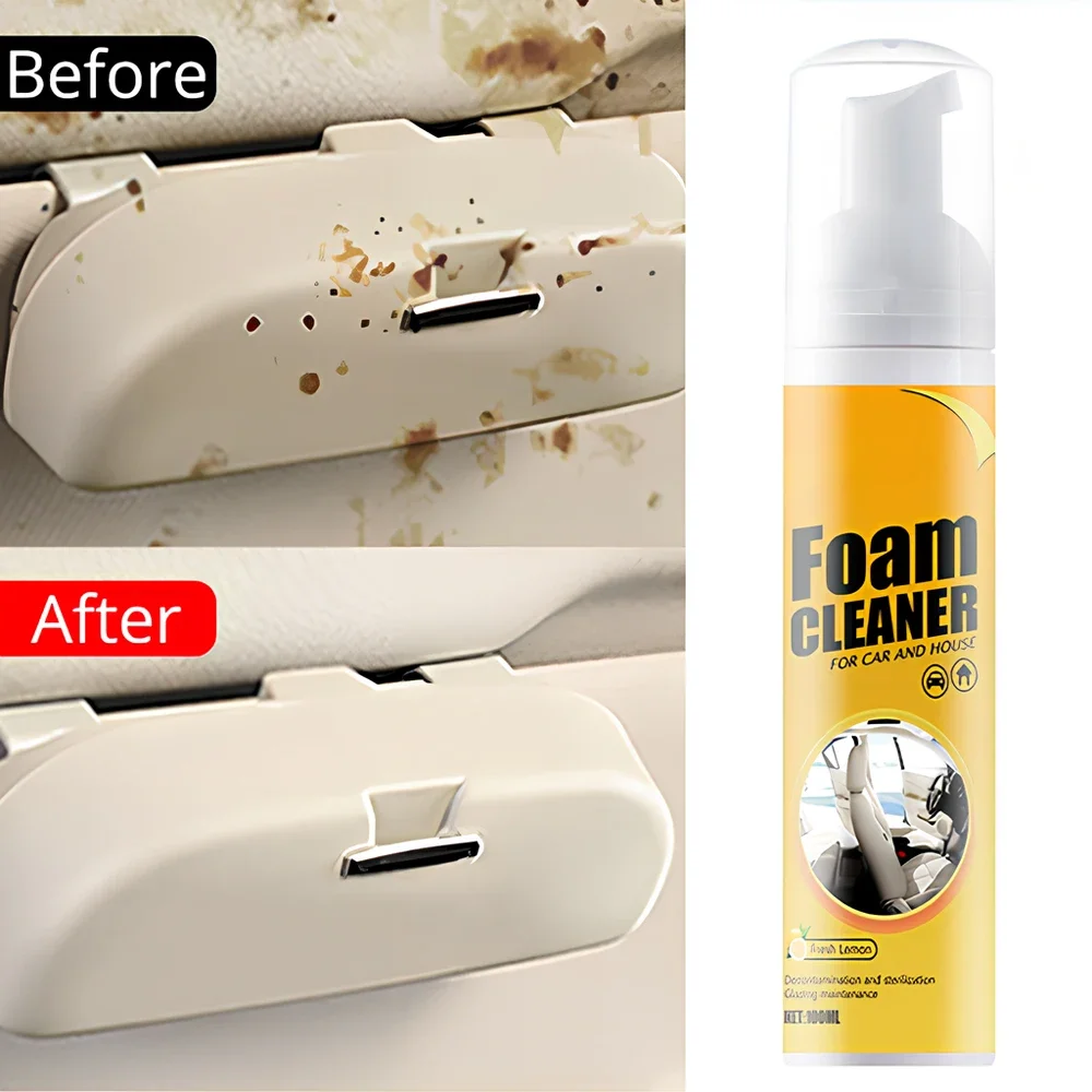 30ML/100ML Multi-Purpose Foam Cleaner Leather Clean Wash Automoive Car Interior Home Maintenance Surfaces Cleaning Stain Removal car wash shampoo