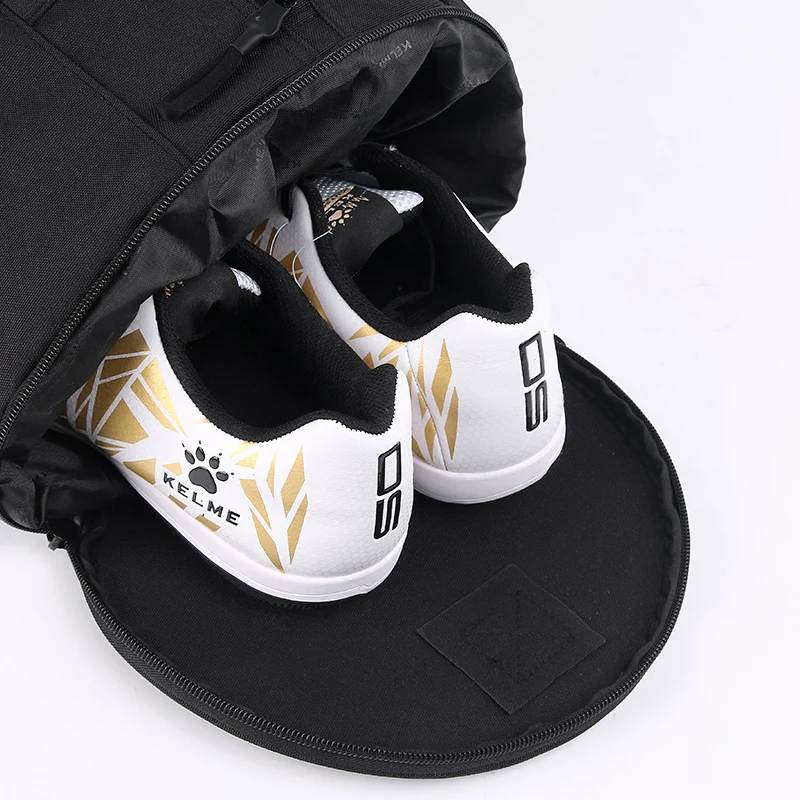 Kelme Sports Bucket Bag Fitness Bag Dry Wet Separation Cylinder Diagonal Straddle Bag Training Bag Travel Backpack 2