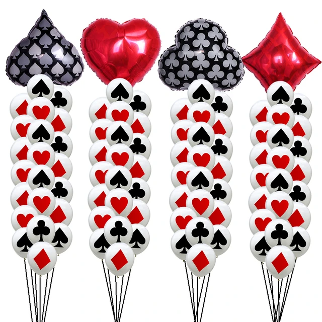 Casino Party Decorations Playing Card Theme Party Birthday Party