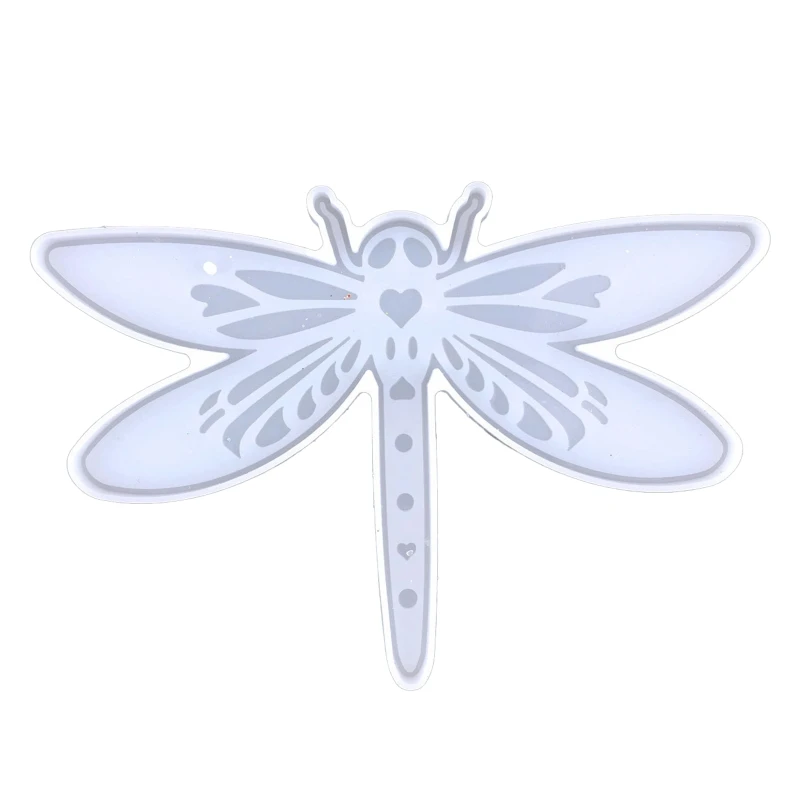 

Dragonfly Shape Ornament Resin Casting Silicone Mold Woman Keychain Decorative Pendant Jewelry Mold for DIY Crafts 57BD