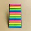 300Pcs Color Index Sticky Notes Ultra-fine Index Label Stickers PET Sticky Notes Highlighter Instead of Transparent Stickers 4