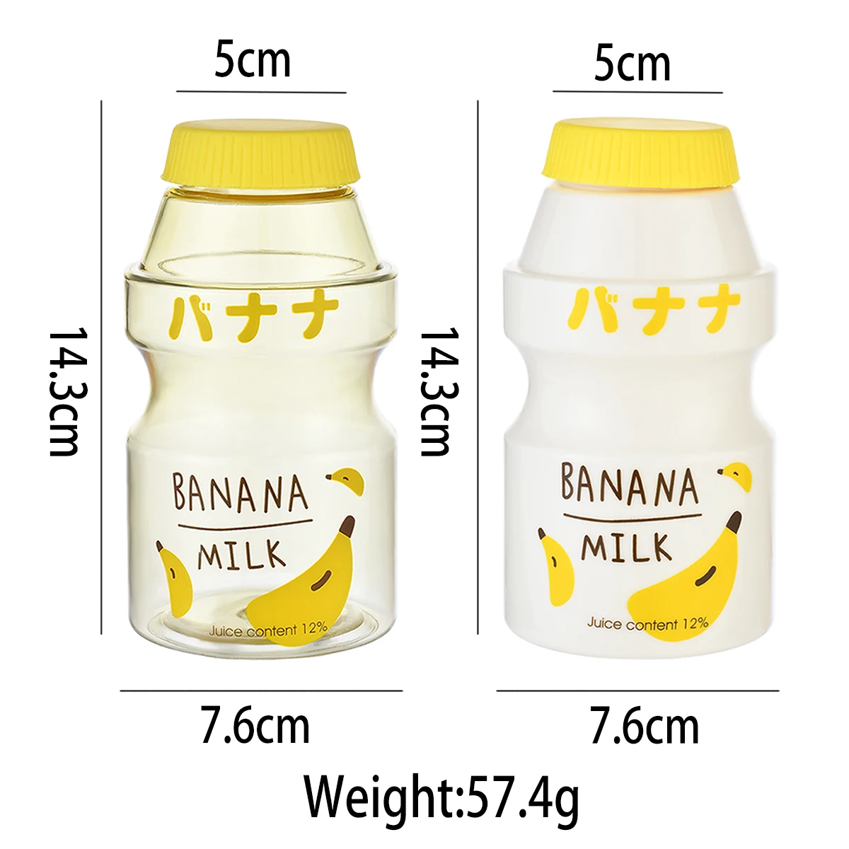 480ml Plastic Water Bottle Tour Drinking Bottle Yakult Shape Cute Kawaii Milk Carton Shaker For Kids/Girl/Adult Glass HOT
