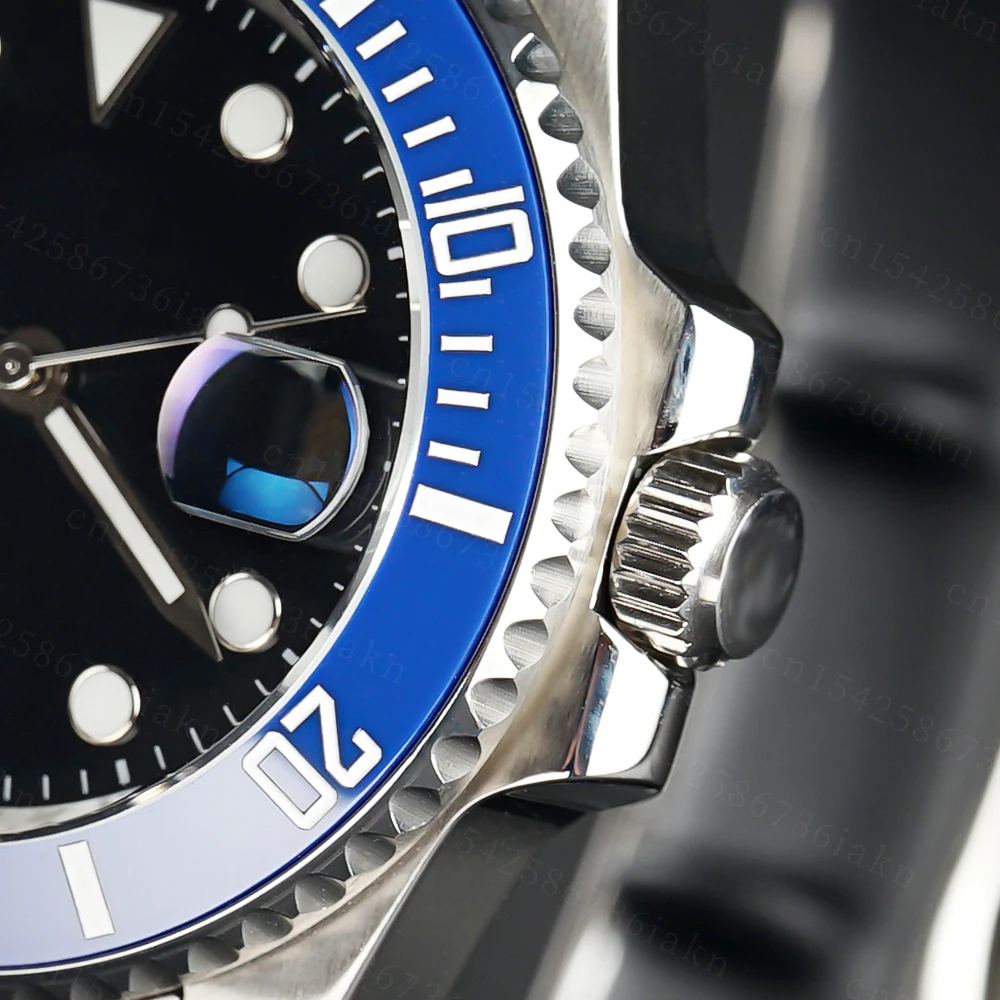 2022 Fashion New 40mm Men's Leisure Sports Sapphire Mirror Stainless Steel Material Waterproof Automatic Mechanical Watch