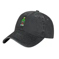 Marvin The Cartoon Martian Alien Baseball Cap Casquette for Men Women Adjustable Trucker Hat Baseball Hat Casual Sun Hat Black 2