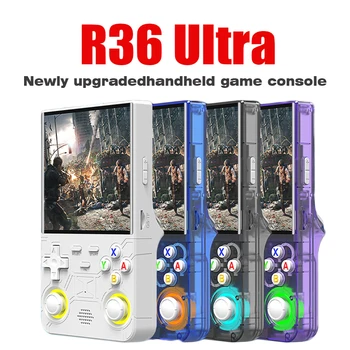 Nueva consola de juegos portátil ultra retro R36, sistema Linux de código abierto de 4,0 pulgadas, reproductor de vídeo portátil de 128GB, consola de juegos portátil