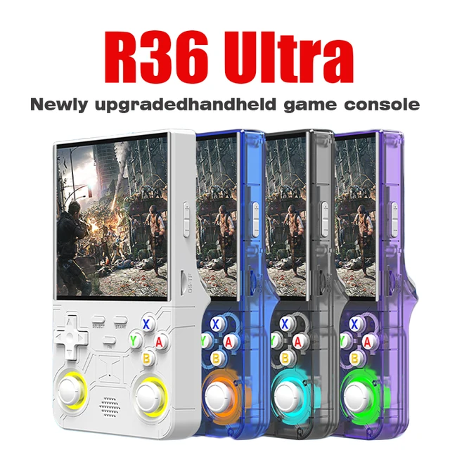 New R36 ultra retro handheld game console 4.0-inch open-source Linux system 128GB portable video player handheld game console 1