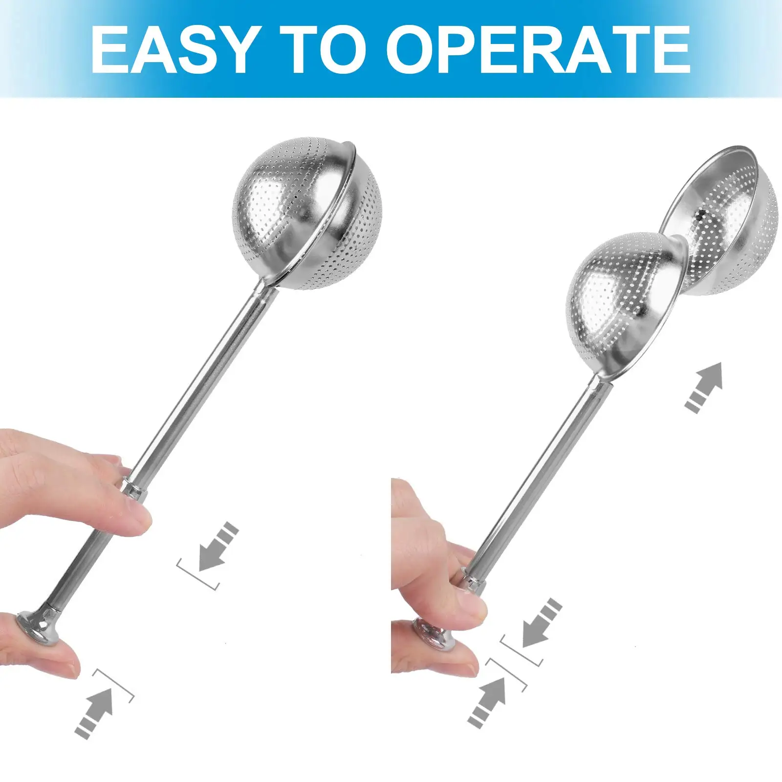 Tea Infuser Tea Strainer Tea Filter Stainless Steel Tea Strainer 2pcs Fine Mesh Infuser Spoon Strainer Loose Leaf Steeper