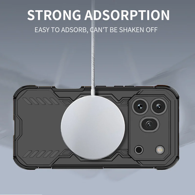 Advanced Heat Dissipation Case with Lens Protection and Magnetic Wireless Charging