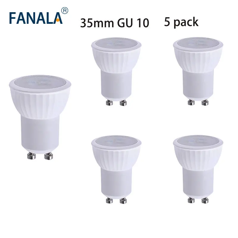 Мини-лампочка GU10 светодиодный 3W SMD 3000/6000K