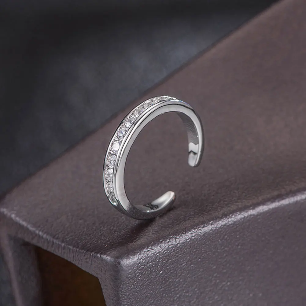 Simple Alloy Crystal Foot Ring Adjustable Opening Toe Ring for Women Girl Summer Beach Vacation Jewelry Finger,opening ring,adjustable rings,finger ring