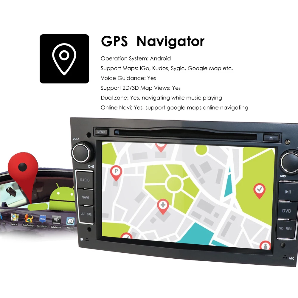 7'' Android10 Car DVD Radio Player For Opel Astra Vectra Antara Zafira Corsa multimedia Autoradio GPS Navigation Stere 2din IPS