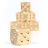 1.3cm Metal Solid Brass Dice Toy Club Bar Holiday Party Entertainment Interactive Game Accessories Home Decoration 2
