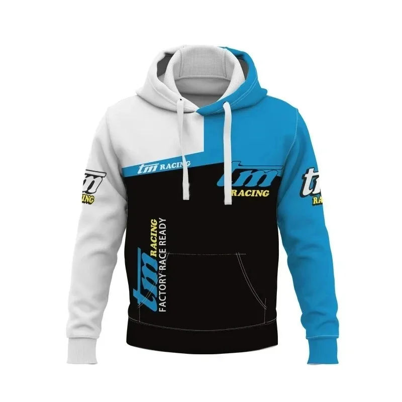 

TM Racing-Sudadera con capucha para hombre y mujer, jersey con estampado 3D Digital, con logotipo, tendencia de moda, novedad de