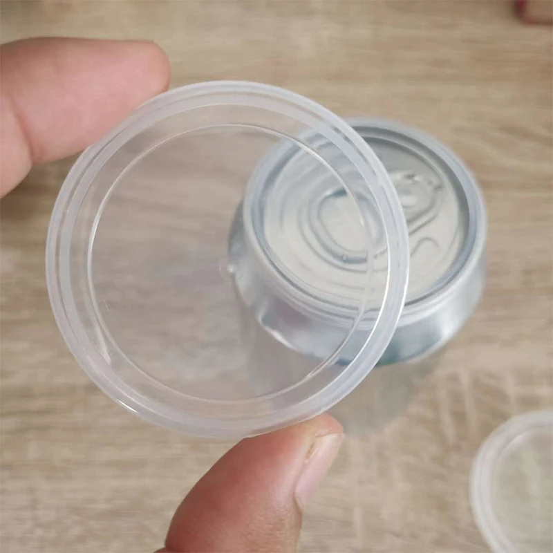 New 5Pcs Portable Dog Cat Canned Lid Reusable Plastic Food Storage Keep Fresh Tin Cover Cans Household Pet Supplies