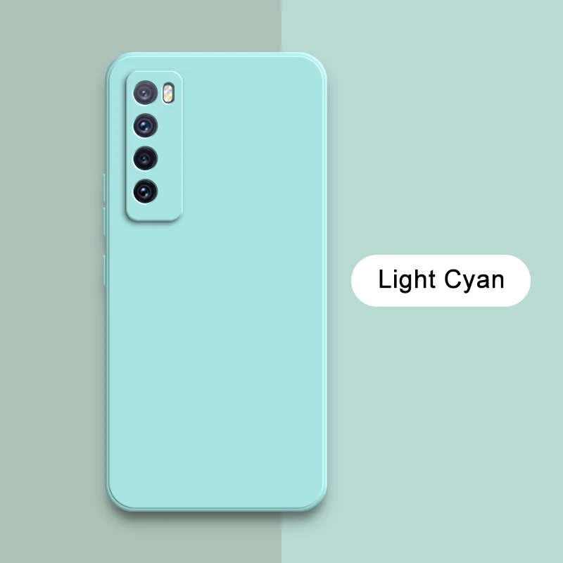 Premium Shockproof Square Liquid Soft Silicone Phone Case