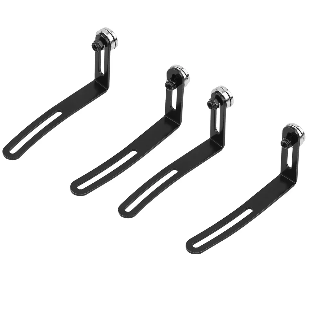 RC 메탈 L 브래킷 자동차 쉘 바디 마운트 L 브래킷 (자석 포함) Axial SCX10 1/10 스케일 RC 크롤러 바디 마운트 L 브래킷용