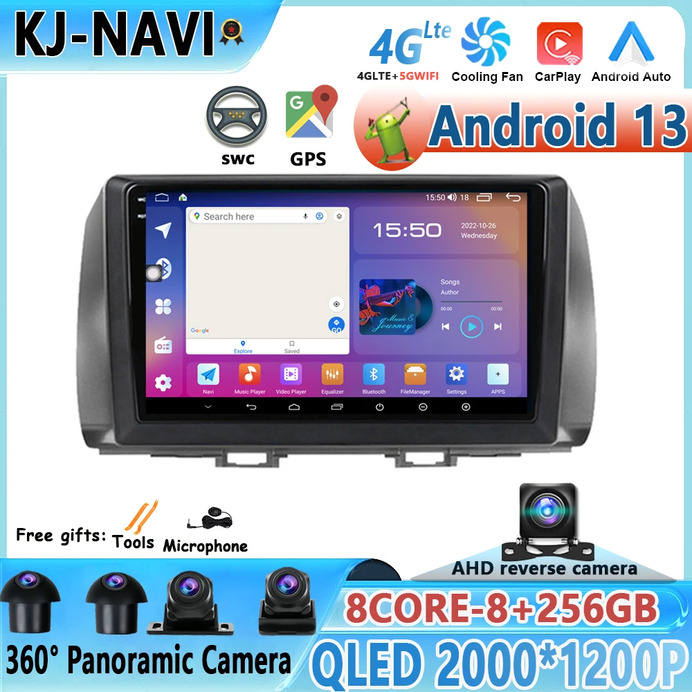 

Автомагнитола для Toyota bB 2 QNC 20 2005-2016, стерео-радио, мультимедийный видеоплеер, автонавигация, GPS, Android 13, автомобильный Bluetooth, FM, Wi-Fi