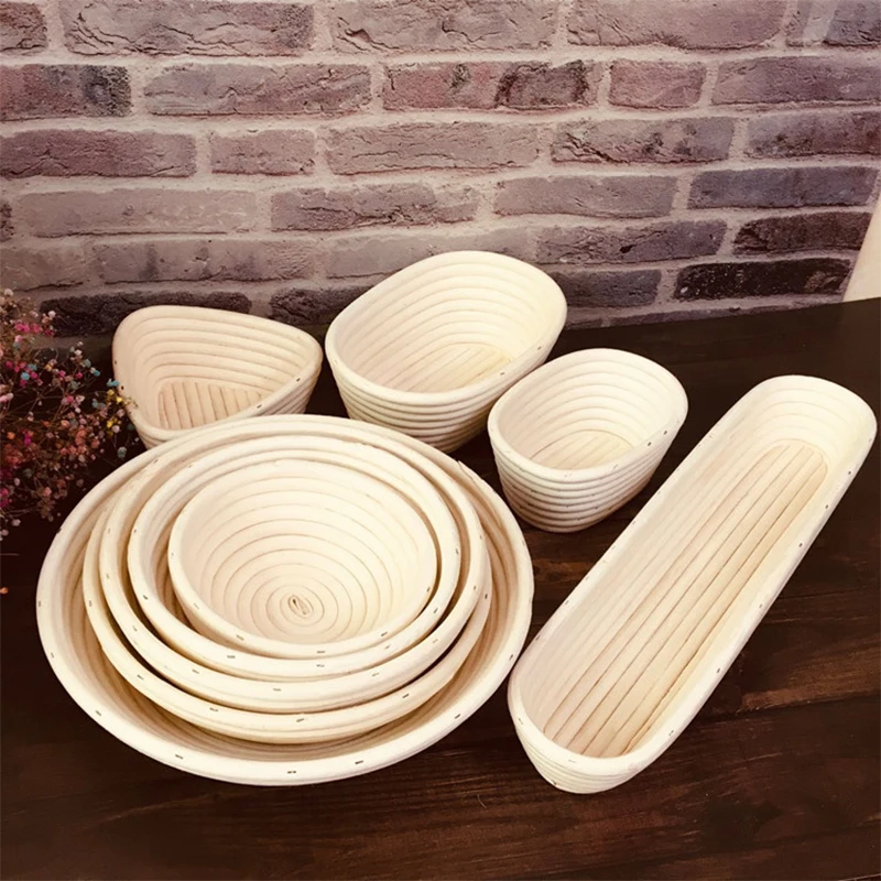 Rattan Bread Fermentation Basket Tools Kitchen Gadgets Pastry Accessories Rattan Bread Basket