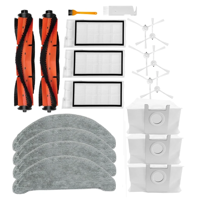 

Основная щетка, боковая щетка, фильтр, Швабра, ткань, мешок для пыли, запасные части для робота-пылесоса Xiaomi Roidmi Eve Plus