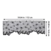 Spider Web Halloween Decorations Mantel Hanger for Garland Window Curtain Black 2