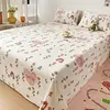 1 pc Cherry Bed Sheet for Spring High Quality Soft Fabric Sheets Flowers Flat Bed Sheet for Girls Kids Bedding (No Pillowcase) 5