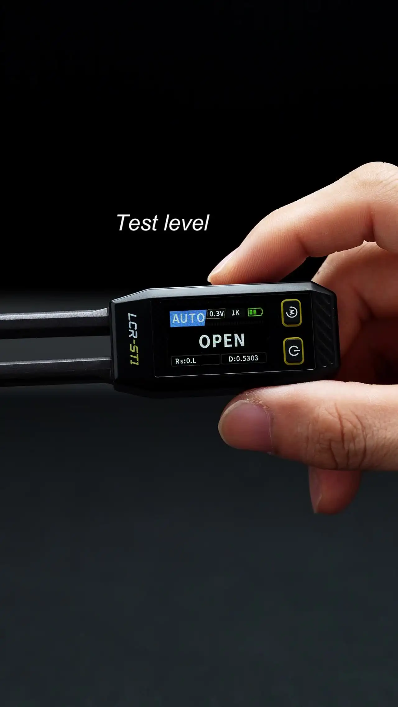 FNIRSI LCR-ST1 Pince à épiler Intelligente, Testeur ESR LCR SMD, Résistance, Capacité, Inductance, Continuité, Outil De Test De Diodes