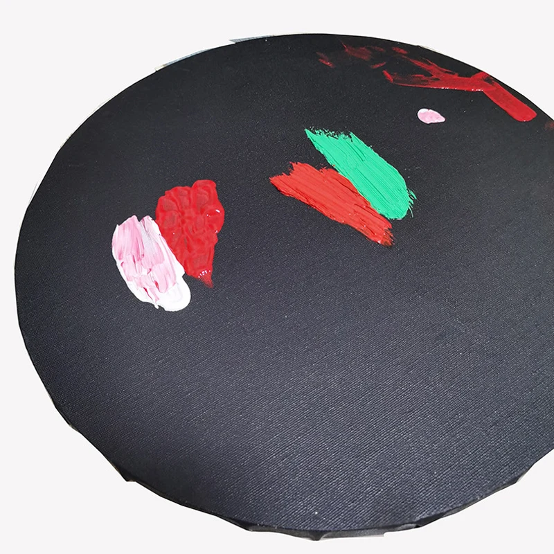 Round Canvas Suitable For Oil Painting Gouache Acrylic Diameter 15cm 20cm 30cm 40cm stretched canvas,painting supplies