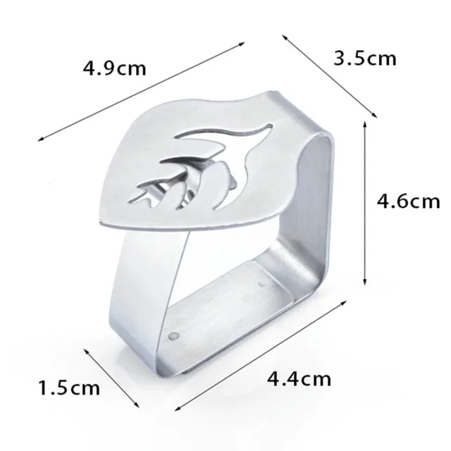 4Db Piknik Asztali Ruhadarabok Kendő Borító Bilincsek Rozsdamentes Acél Terítő Klipek Kültéri Partikhoz Esküvők Kemping - Image 6