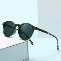 Brand Fashion Vintage Round Sunglasses 2025 Women Luxury Designer Small Sun Glasses for Men Driving Female Shades Eyewear UV400