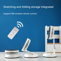 Ventilateur pliant Portable 6000mAh USB télécommande refroidisseur d'air silencieux Rechargeable sans fil ventilateur sur pied pour la maison extérieure 3